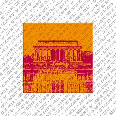ART-DOMINO® BY SABINE WELZ Washington – Lincoln-Memorial