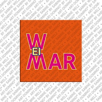 ART-DOMINO® BY SABINE WELZ Weimar – Schriftzug