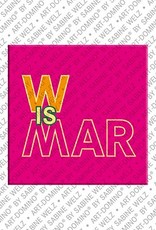 MAGNET-STORIES Wismar – Schriftzug