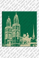 MAGNET-STORIES Zürich – Großmünster mit Reiterdenkmal 1