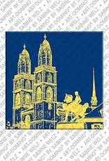 MAGNET-STORIES Zürich – Großmünster mit Reiterdenkmal 2
