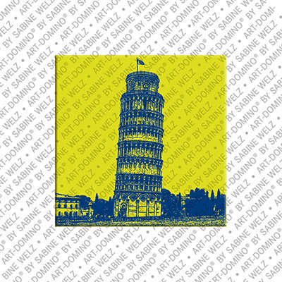 ART-DOMINO® BY SABINE WELZ Pisa – Schiefer Turm 1