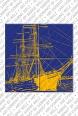 ART-DOMINO® BY SABINE WELZ Hamburg – Rickmer Rickmers 1