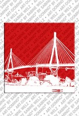 ART-DOMINO® BY SABINE WELZ Hamburg – Köhlbrandbrücke 2