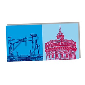 MAGNET-STORIES Kiel – HDW-Kräne und Ravensberger Wasserturm