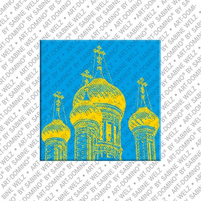 ART-DOMINO® BY SABINE WELZ Nizza – La Cathedrale Orthodoxe Russe Saint-Nicola