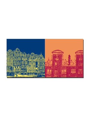 MAGNET-STORIES Amsterdam - Skyline + Maisons de ville