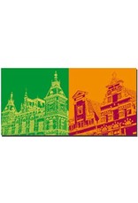 ART-DOMINO® BY SABINE WELZ Amsterdam - Gare centrale + Maisons de ville