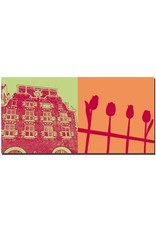 ART-DOMINO® BY SABINE WELZ Amsterdam - Townhouse + at the flower market