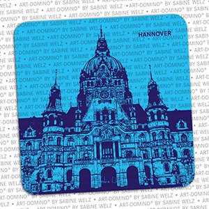 MAGNET-STORIES BIÉRE COASTER - Hanovre - Nouvel hôtel de ville