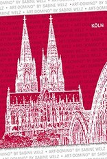 ART-DOMINO® BY SABINE WELZ BIÉRE COASTER - Cologne - Cathédrale de Cologne