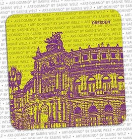 ART-DOMINO® BY SABINE WELZ BIÉRE COASTER - DRESDEN