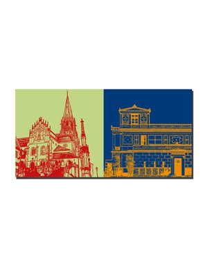 MAGNET-STORIES Aschaffenburg - Collégiale + Pompejanum, latéralement