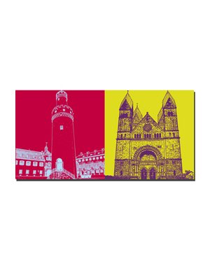 MAGNET-STORIES Bad Homburg - Tour Blanche + Ev. Eglise du Rédempteur