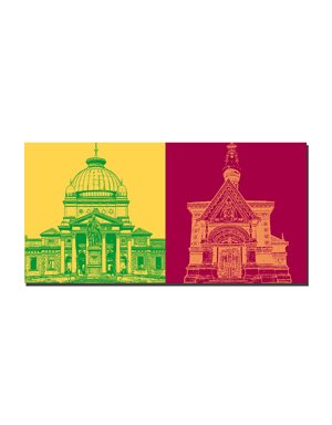 MAGNET-STORIES Bad Homburg - Kaiser Wilhelm Bath + Russian Church
