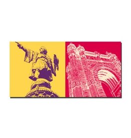 MAGNET-STORIES IMAGE SUR TOILE - BARCELONE - 4705