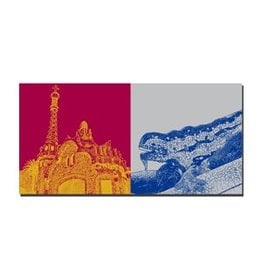 MAGNET-STORIES PICTURE ON CANVAS - BARCELONA - 4706