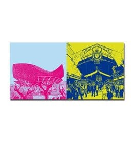 MAGNET-STORIES PICTURE ON CANVAS - BARCELONA - 4708