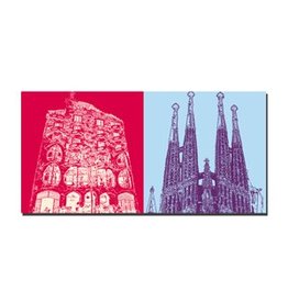 MAGNET-STORIES LEINWANDBILD - BARCELONA - 4709