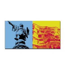 MAGNET-STORIES IMAGE SUR TOILE - BARCELONE - 4711