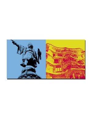 MAGNET-STORIES Barcelone - Colonne Columbus + Casa Mila