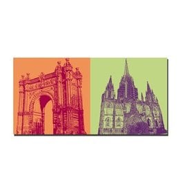 MAGNET-STORIES PICTURE ON CANVAS - BARCELONA - 4712