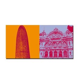 MAGNET-STORIES IMAGE SUR TOILE - BARCELONE - 4715