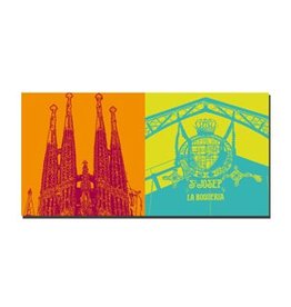 MAGNET-STORIES IMAGE SUR TOILE - BARCELONE - 4716