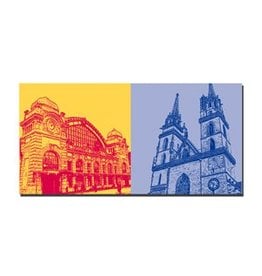 MAGNET-STORIES PICTURE ON CANVAS - BASEL - 9418