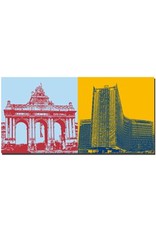 MAGNET-STORIES Brussels - Arch of Triumph + Berlaymont building