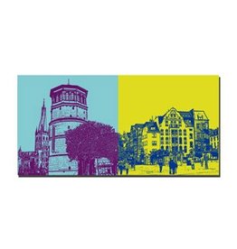 MAGNET-STORIES PICTURE ON CANVAS - DÜSSELDORF - 2806