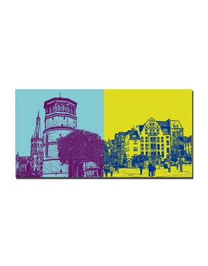 MAGNET-STORIES Düsseldorf - Tour du Vieux Château / Basilique Lambertus + Burgplatz