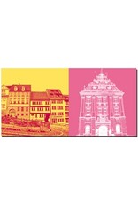 MAGNET-STORIES Gotha - Houses at Hauptmarkt + Town hall