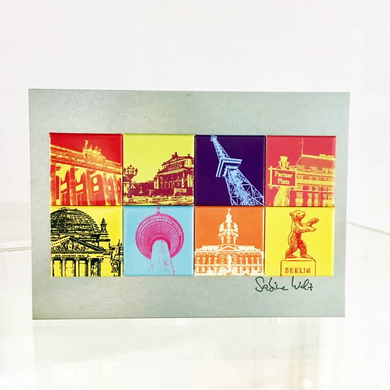 MAGNET-STORIES Metallplatten im Format 13 x 18 cm, passend für 6-8 Magnete.