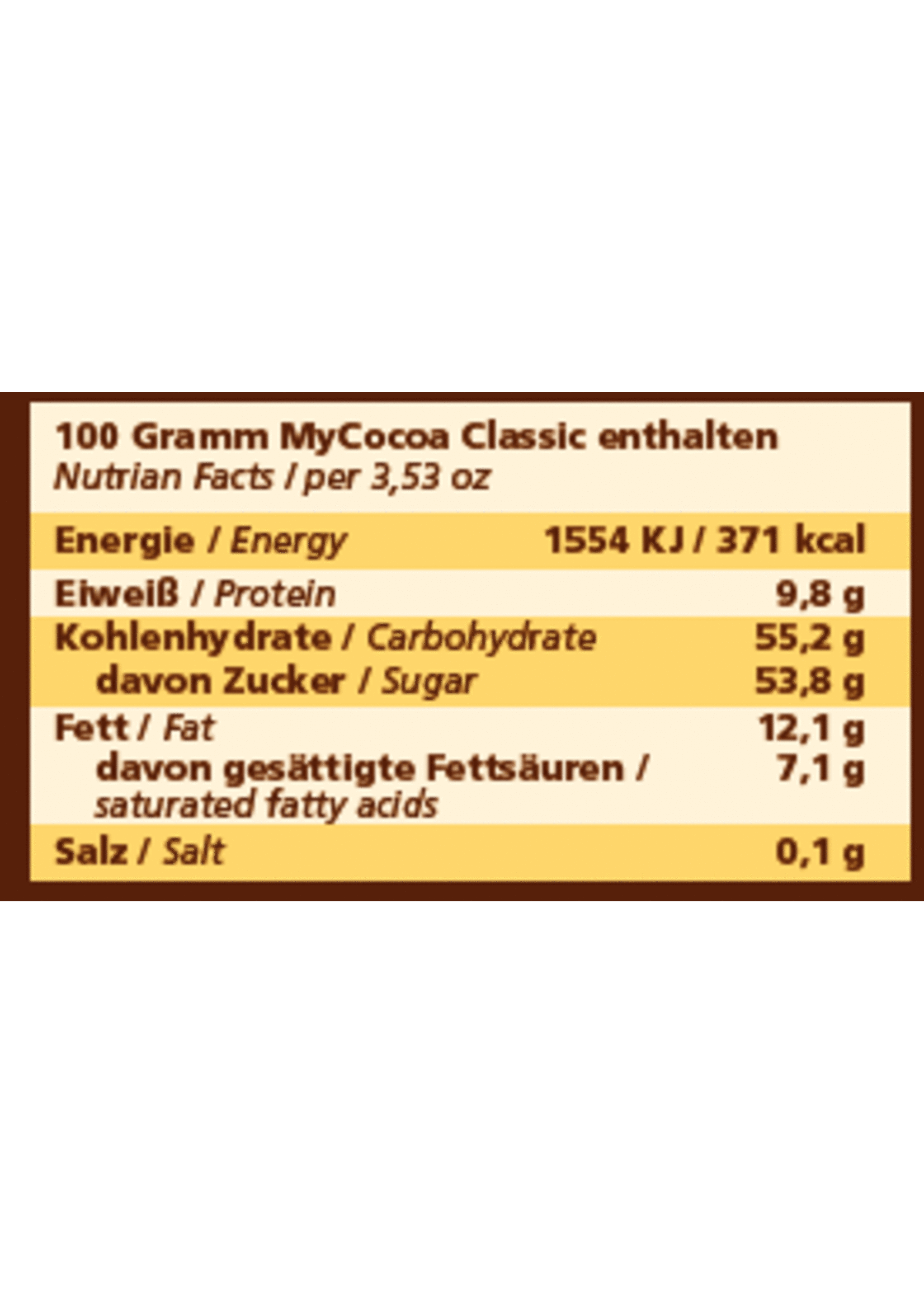 My Cocoa Trinkschokolade Spicy     Bio vegan