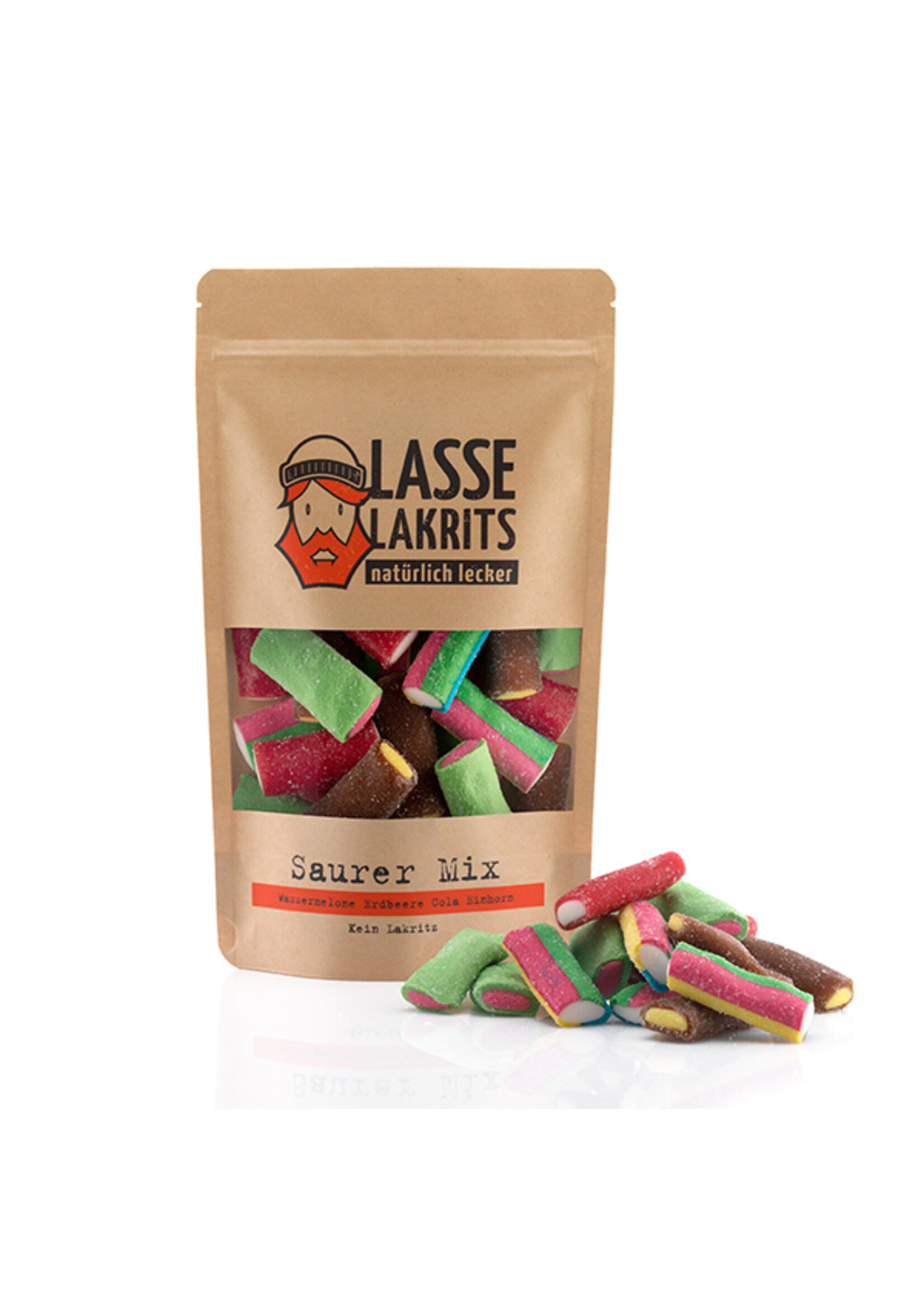 LasseLakrits Saurer Mix Wassermelone Erdbeere Cola Einhorn