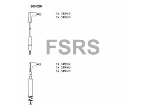 AM Set spark plug wires Opel Ascona-C / Kadett-E E16NZ / C16NZ