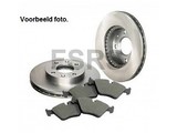 Opel Complete set front brakedisks and pads Opel Corsa-D A14NEL Z17DTR A17DTS