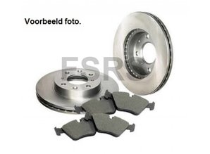 Opel Complete set rear brakedisks and pads Opel Astra-J Cascada Zafira-C