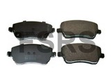 AM Set brakepads front Opel Agila-B