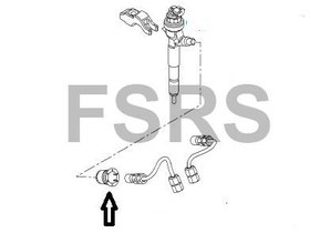 Cover fuel injector upper Astra-H / Astra-J / Corsa-D / Meriva-A / Meriva-B / Mokka / Zafira-B 1.7D