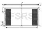 AVA Condenser assy air conditioning Opel Corsa-D