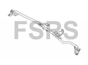 AM Linkage assy windscreen wiper Opel Meriva-A