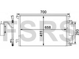 Delphi Condenser assy air conditioning Opel Signum Vectra-C