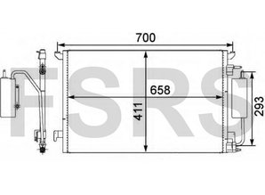 Delphi Condenser Opel Signum Vectra-C Y20DTH Y22DTR