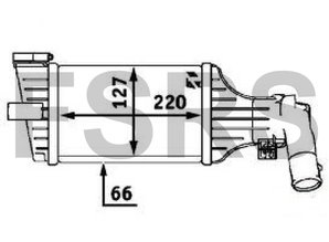 Intercooler Opel Astra-G Zafira-A Y17DT Z17DTL Y20DTH