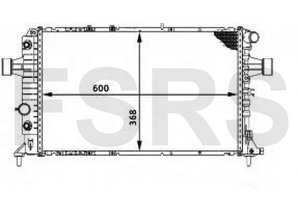 NRF Radiateur Opel Astra-G Zafira-A X20XEV