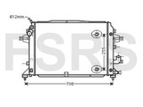 AVA Radiateur Opel Zafira-B A17DTR Z19DT Z19DTH Z19DTL Z20LEH