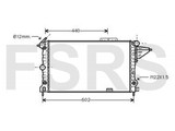 AM Radiateur Opel Vectra-A 18SV C18NZ E18NVR 20NE C20NE 20XE C20XE X20XEV