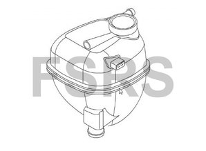 AM Expansietank + niveausensor Opel Signum Vectra-C Z16XE Z16XEP Z18XER Z20NET Z22SE Z22YH Z32SE Z19DT Z19DTH Z19DTL